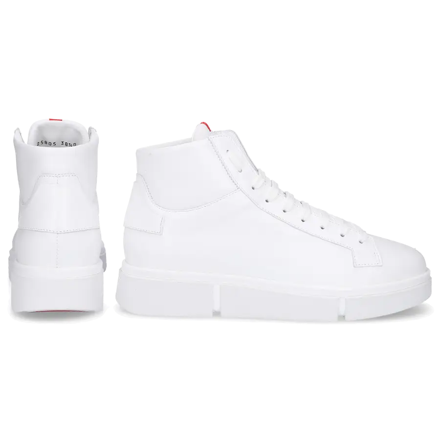 V Design - Sneaker high WHTC01 Kalbsleder - weiß