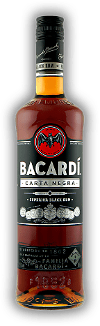 Bacardi Carta Negra 37,5% Bacardi Carta Negra 37,5%  0,7	 Liter - Vol 37,5%