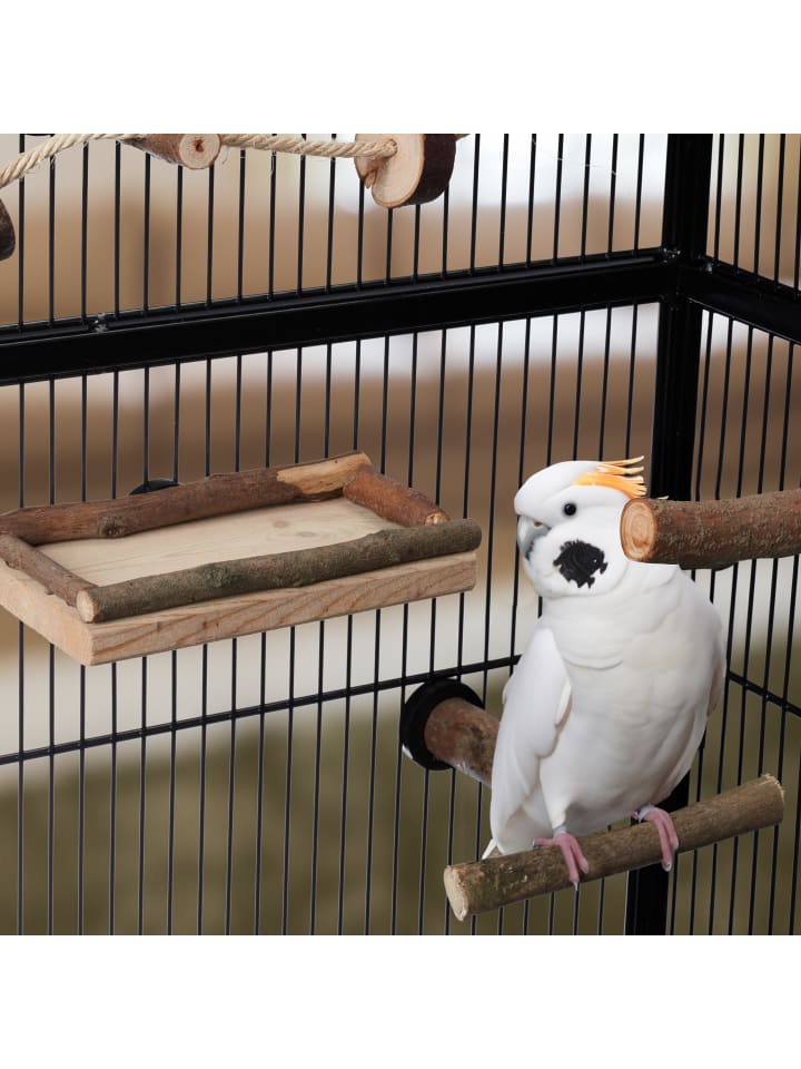 relaxdays 9-tlg. Vogelspielzeug in Natur günstig kaufen onesize