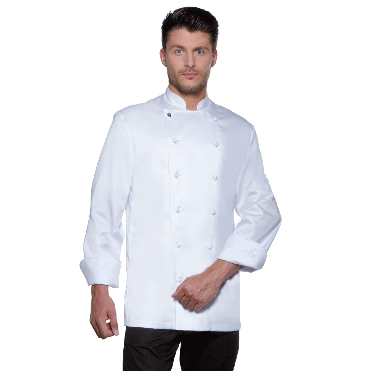KARLOWSKY Diamond Kochjacke weiss