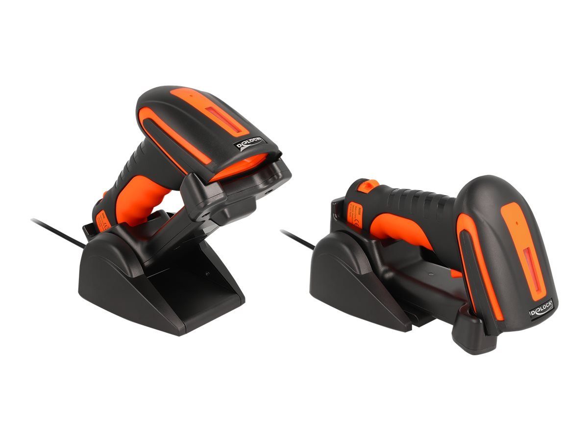 Delock DELOCK Industrie Barcode Scanner 1D und 2D für 2,4GHz oder Bluetooth m Handscanner