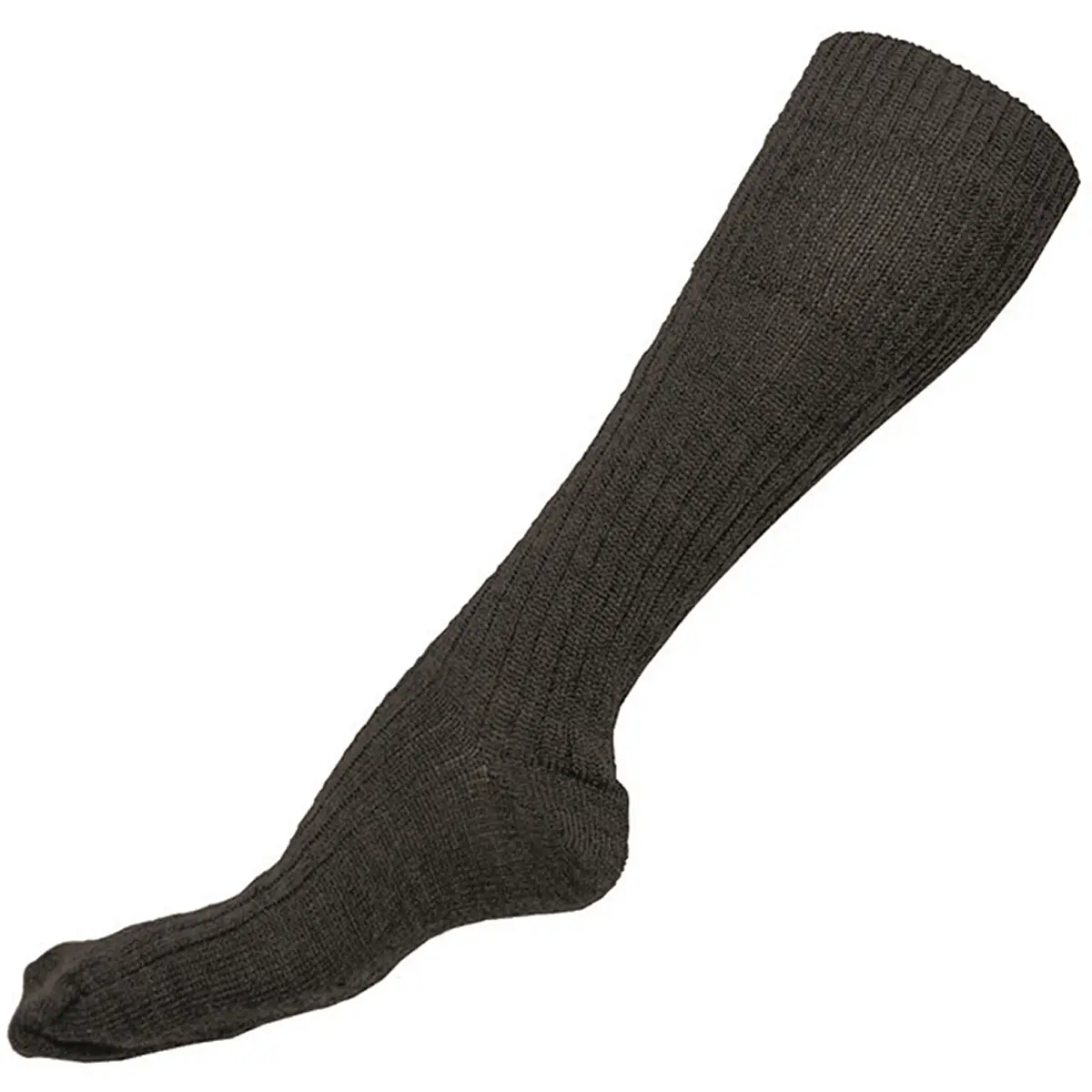 BW Stiefelsocke mit Keilferse grau