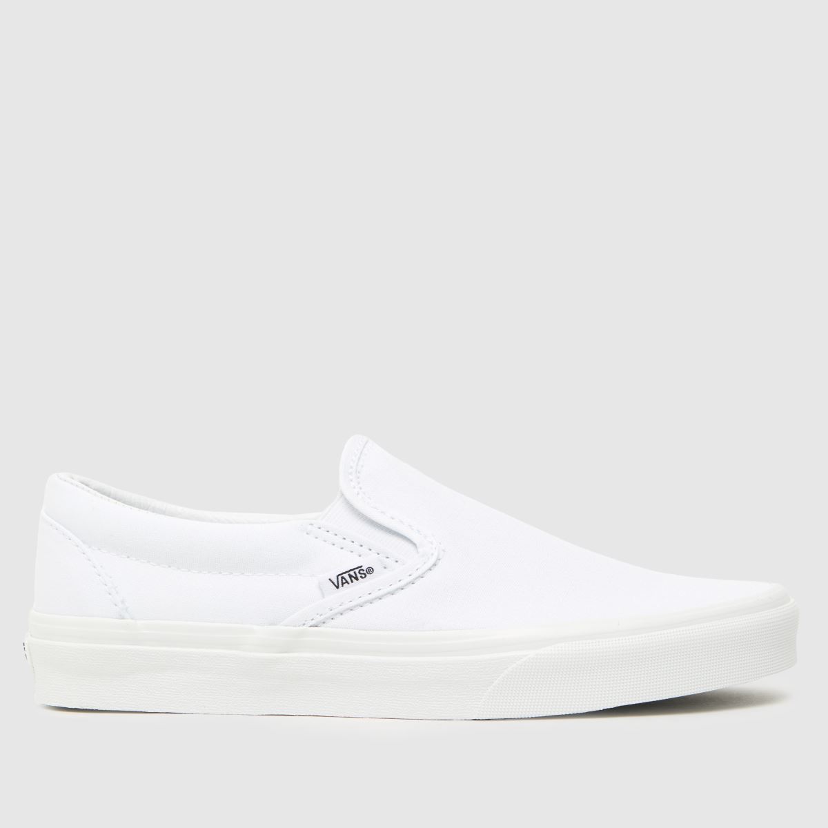 Vans – Vita klassiska slip-sneakers