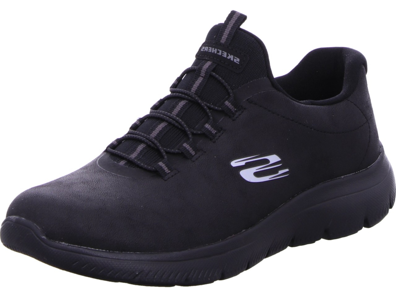 SKECHERS Freizeit Schnürer schwarz SUMMITS ITZ BAZIK