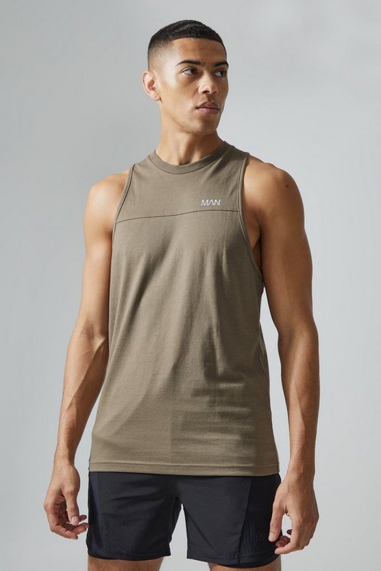 Man Active X Andrei Gym Racer-Tanktop