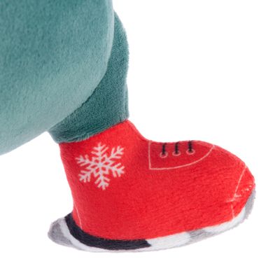 TIAKI Hundespielzeug Dino mit Schlittschuhen