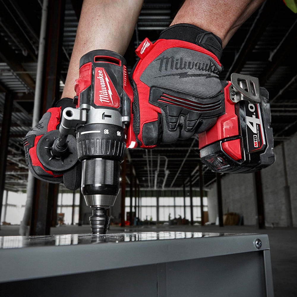 Parafusadeira de impacto MILWAUKEE 18 V sem escovas, 13 mm, M18BLPD2-0