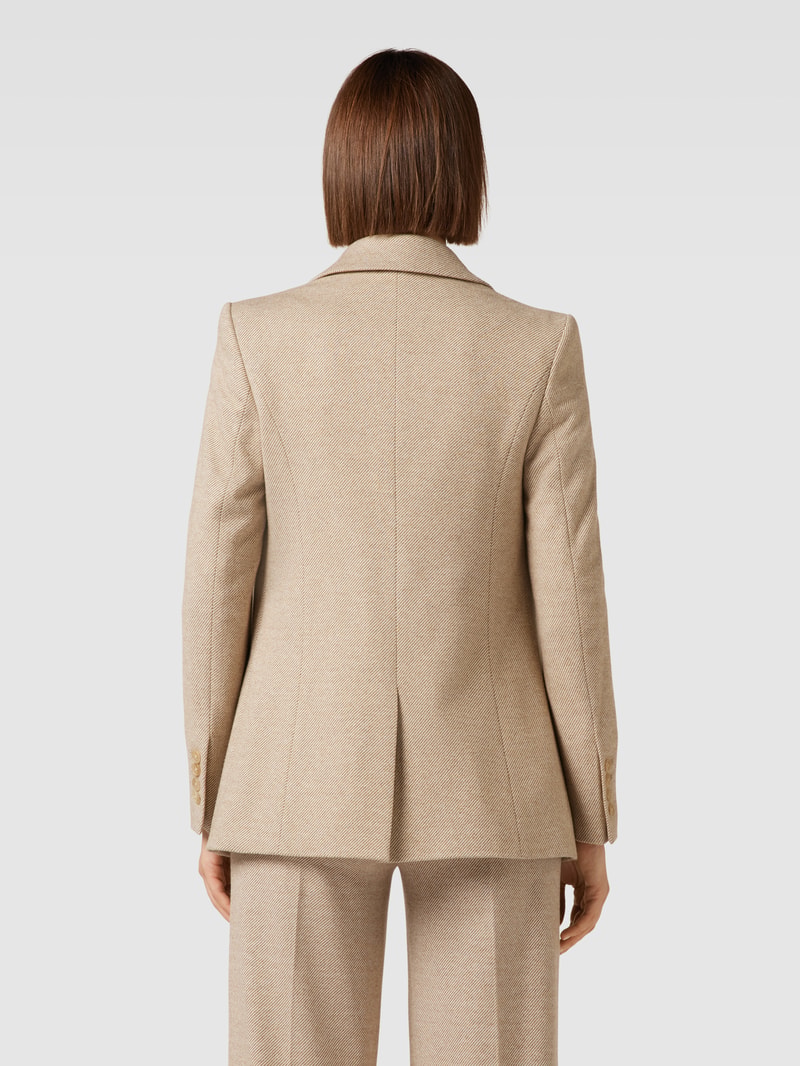 Blazer mit Strukturmuster Modell 'ATLIN' in beige meliert