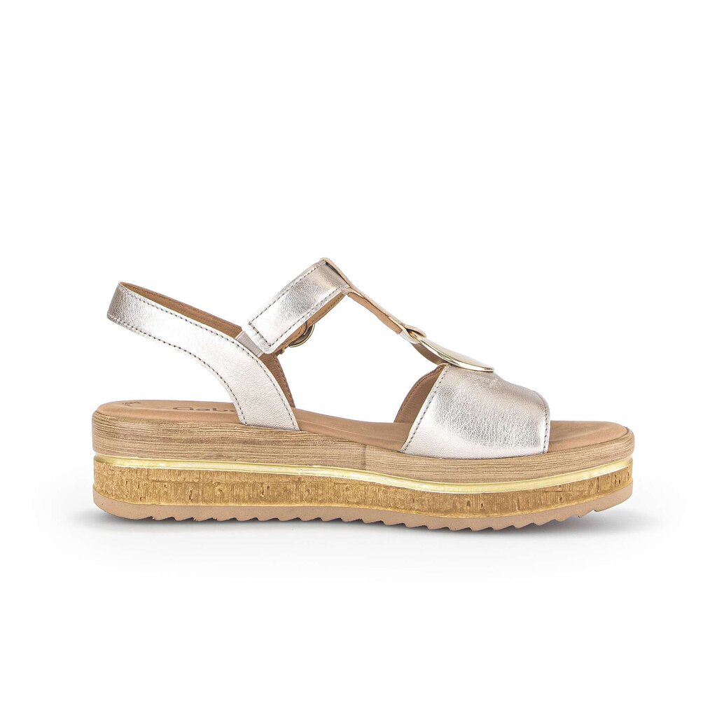 Gabor fashion Plateau Sandale gold