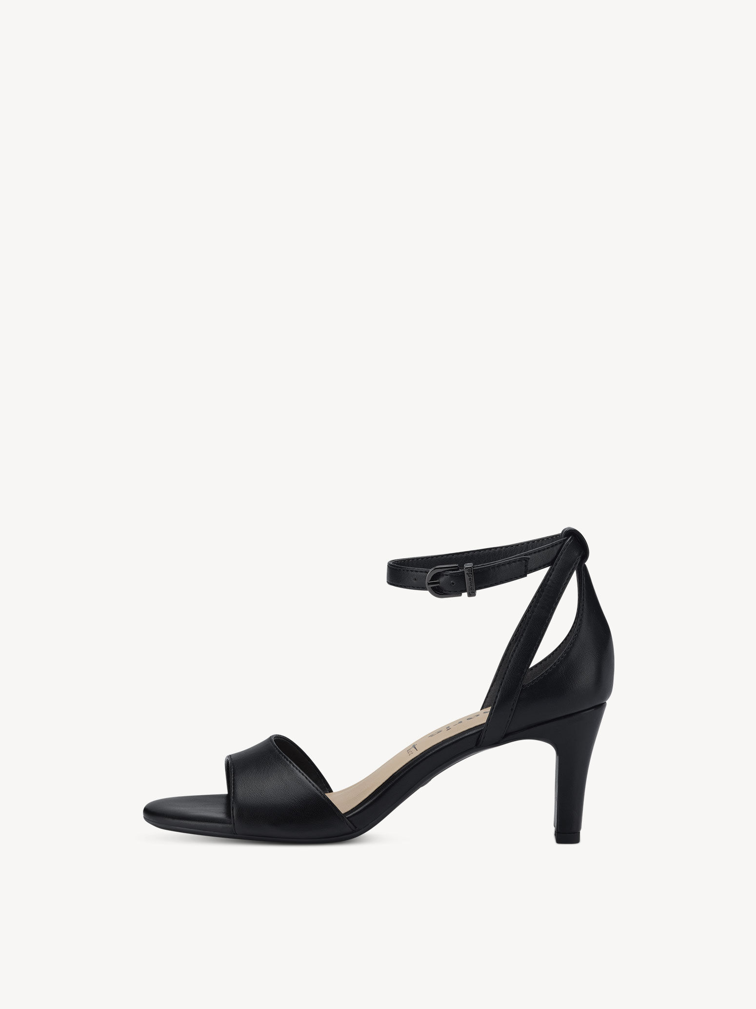 Sandale à talon - noir