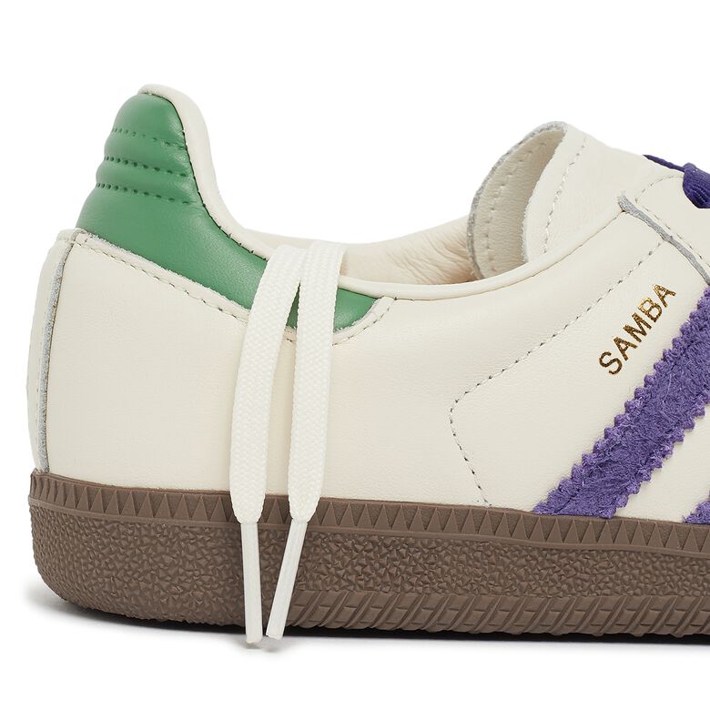 adidas Originals Wmns Samba OG off white/collegiate purple/preloved green