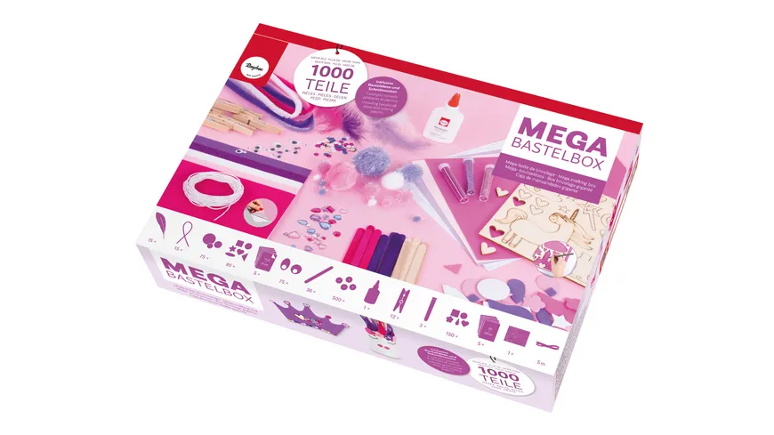 Rayher Mega-Bastelbox Unicorn 1.000 Teile