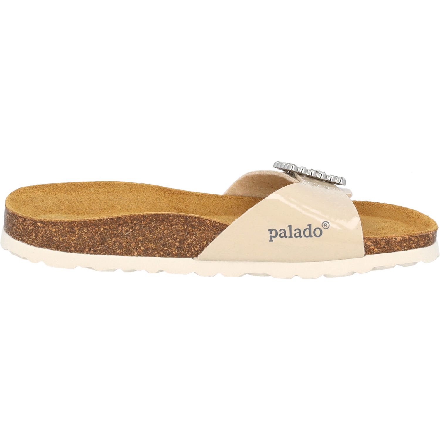 Palado Malta SQ by Sila Sahin, Pantoletten, Damen, Beige Lack