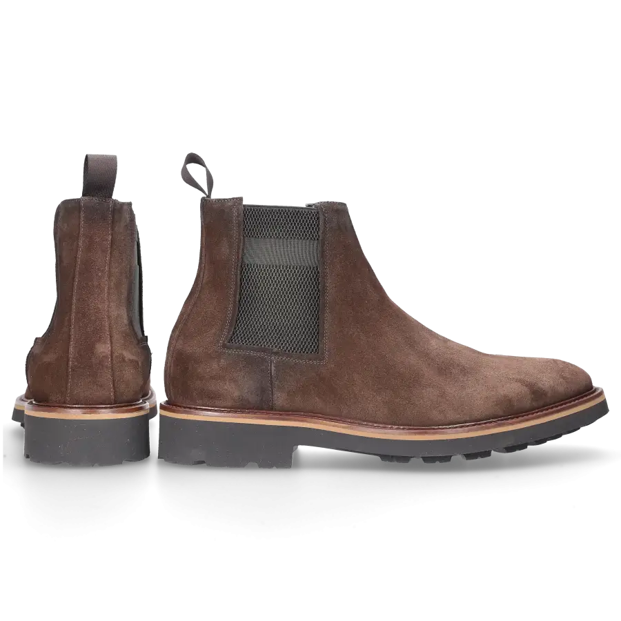 Budapester - Chelsea Boots 14196 Veloursleder - braun