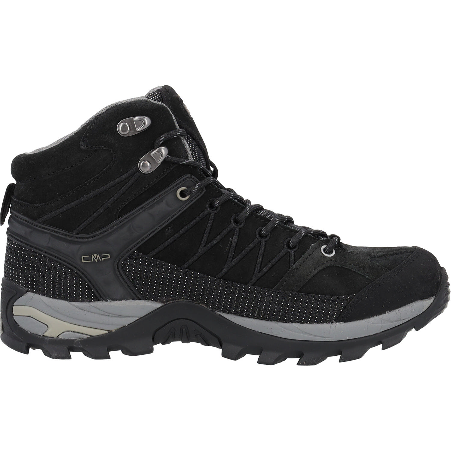 CMP Rigel Mid 3Q12947, Trekkingschuhe, Herren, Schwarz (Nero/Grey)