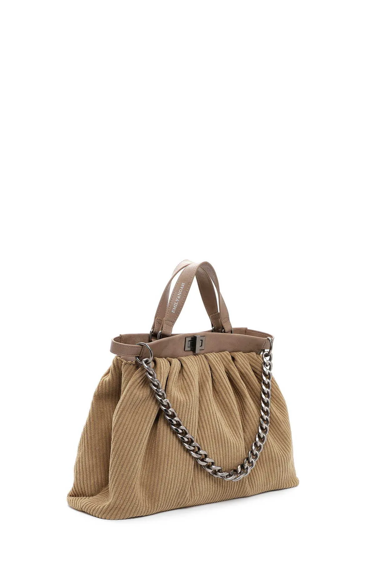 Emily & Noah  Handtasche - Braun - Unifarben