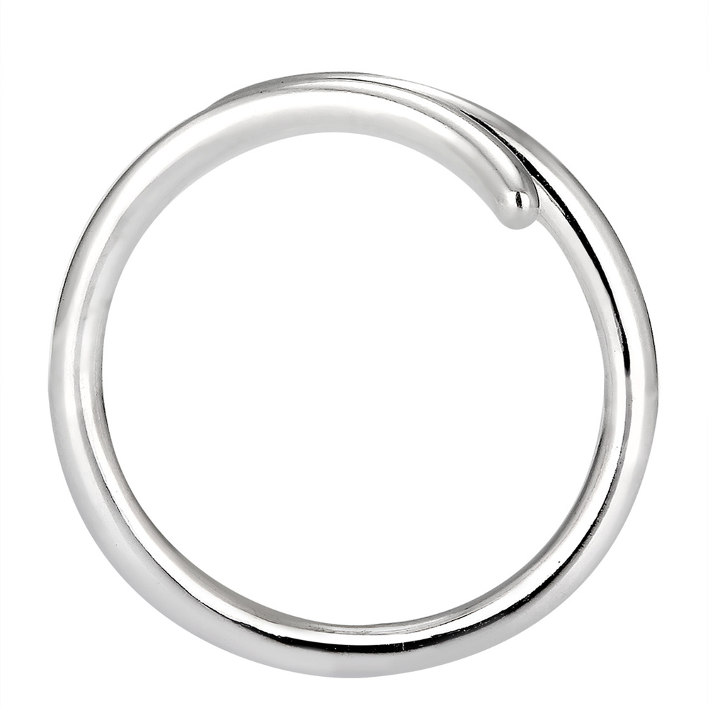Elli Elli Bague Femmes Enroulement Statement Géo en Argent Sterling 925 Bague