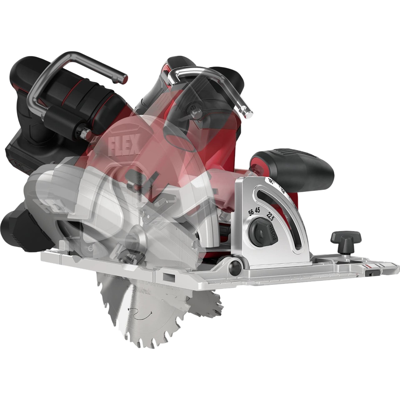 Flex-tools 532637 CS 68 18-EC Akku-Handkreissäge mit Pendelschutz 18 V (ohne Akku und Ladegerät im Koffer)
