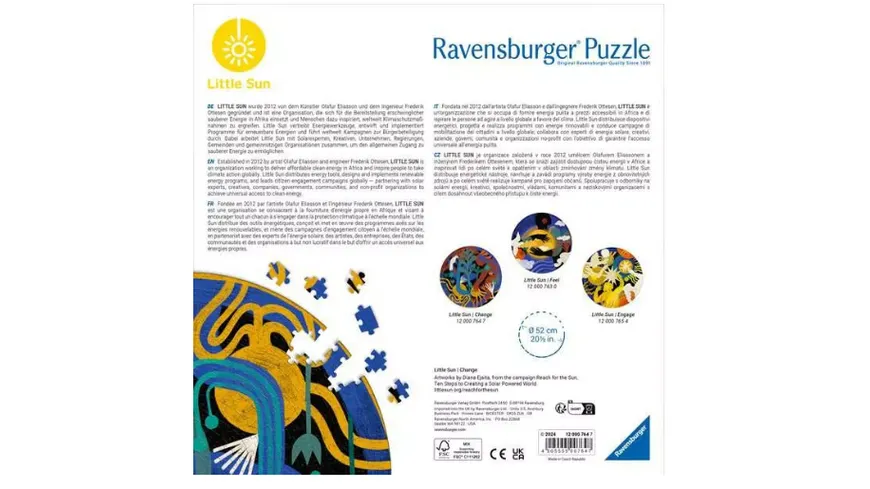Ravensburger Puzzle - Little Sun Change, 500 Teile