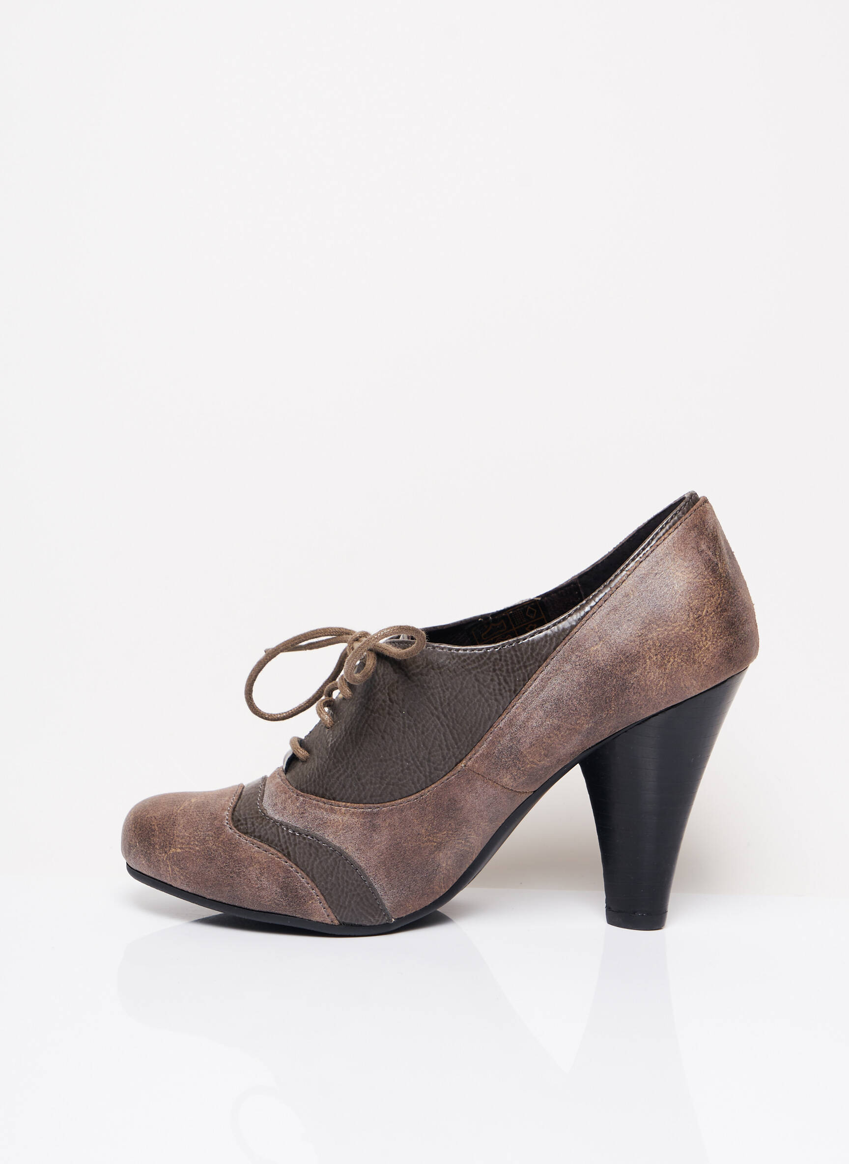 Elue Par Nous Derby Femme couleur gris