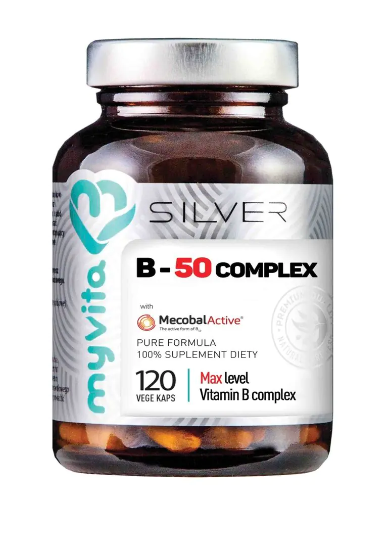 Σύμπλεγμα βιταμίνης Β-50 MyVita 120 κάψουλες