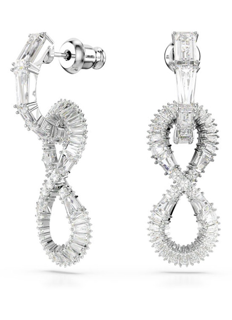 Swarovski Hyperbola stud earrings with crystal