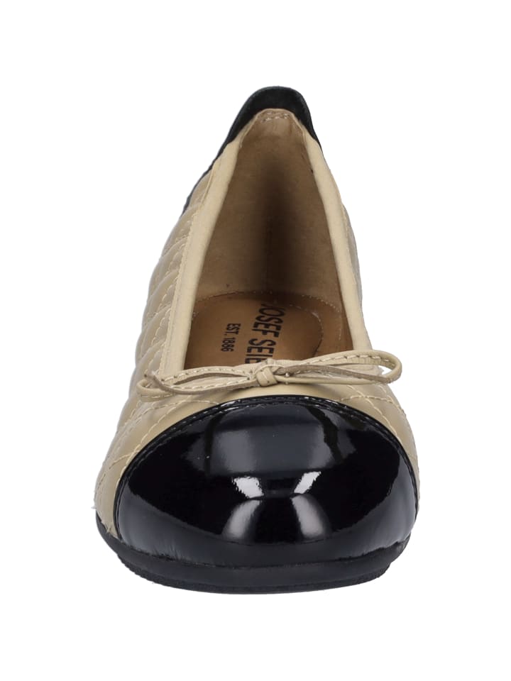Josef Seibel Ballerina Pippa 76 in schwarz-beige günstig kaufen