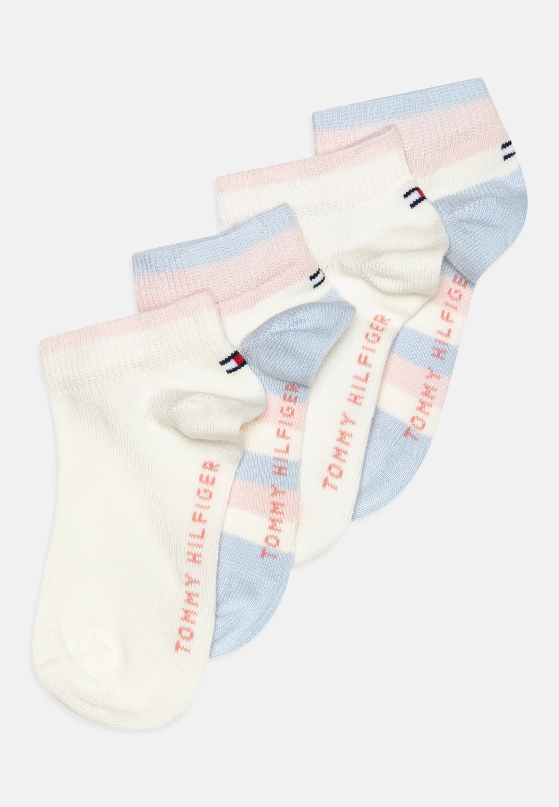 Tommy Hilfiger KIDS BASIC QUARTER UNISEX PACK DE 4 - Calcetines