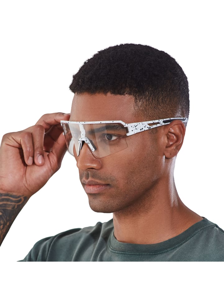 YEAZ SUNSPOT Sport-Sonnenbrille weiß/transparent in weiß / transparent günstig kaufen onesize
