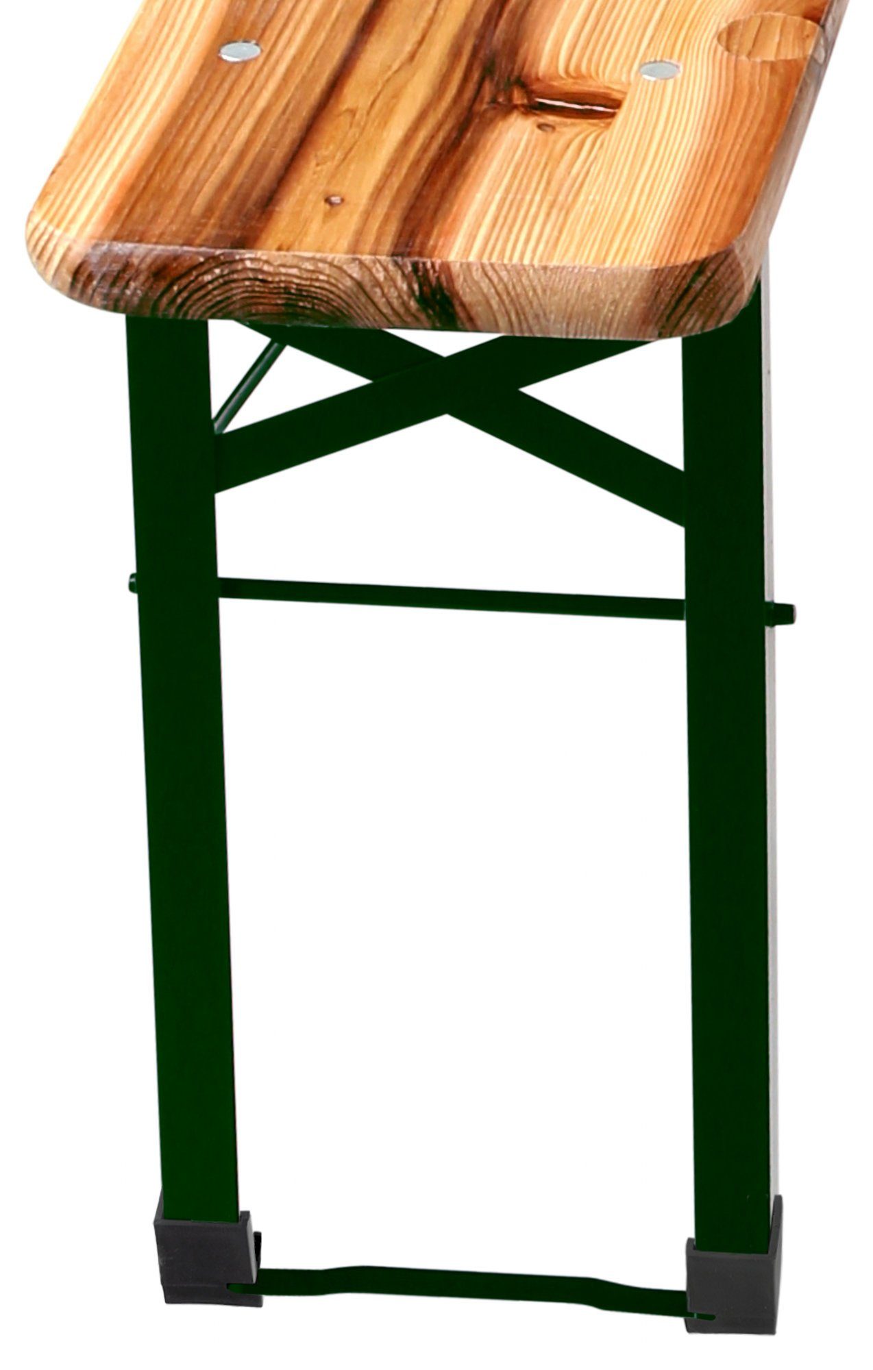 Stagecaptain Bierzeltgarnitur Bodenschoner 12er Set für Bierzeltgarnitur, (Kunststoff-Schutzecken, 12-tlg., Parkettschoner für 2 Bänke & 1 Tisch), gegen Kratzer & Schlieren