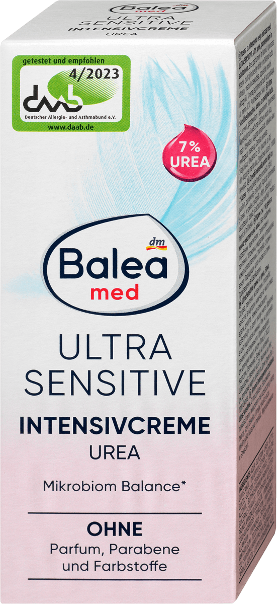 Intensivcreme ultra sensitive 7% Urea, 50 ml