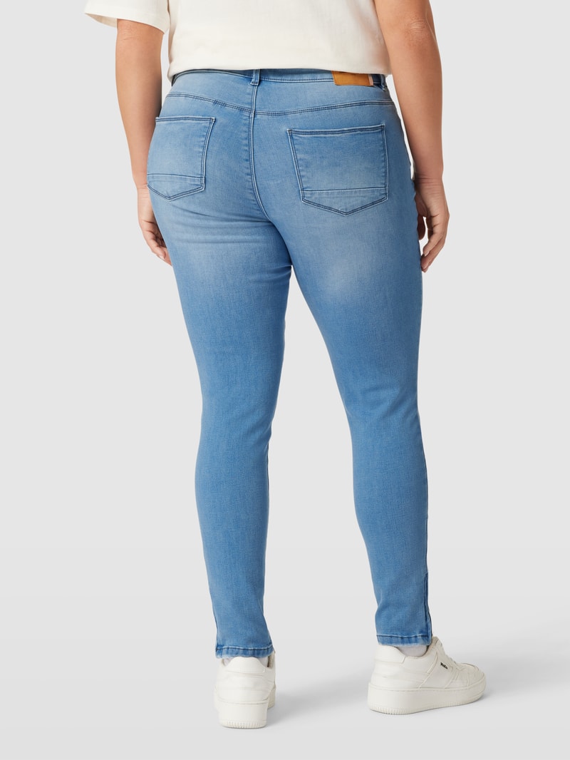Skinny Fit Jeans im 5-Pocket-Design Modell 'KARLA' in jeans