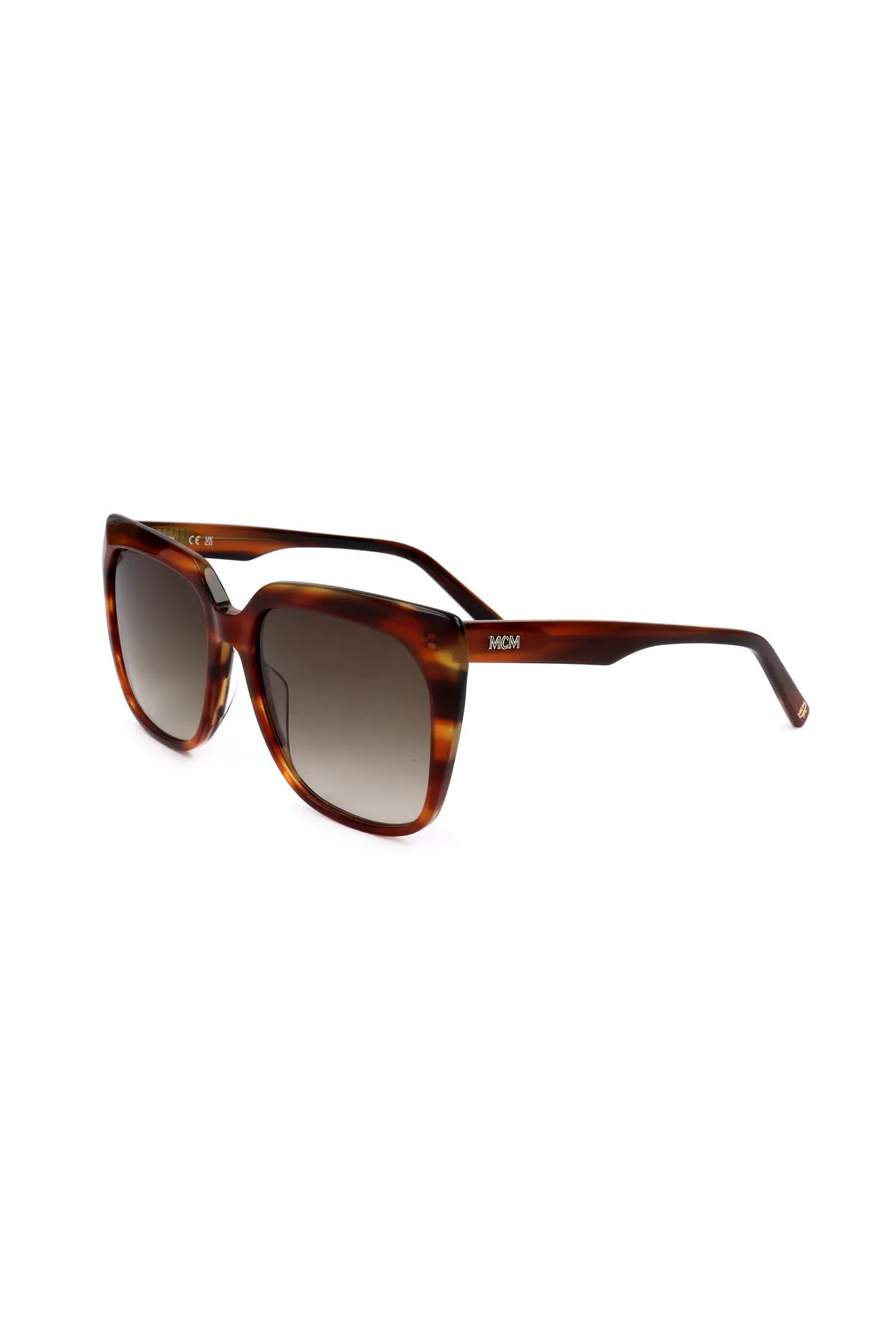 MCM  Sonnenbrille Damen/Mädchen GESTREIFT COGNAC