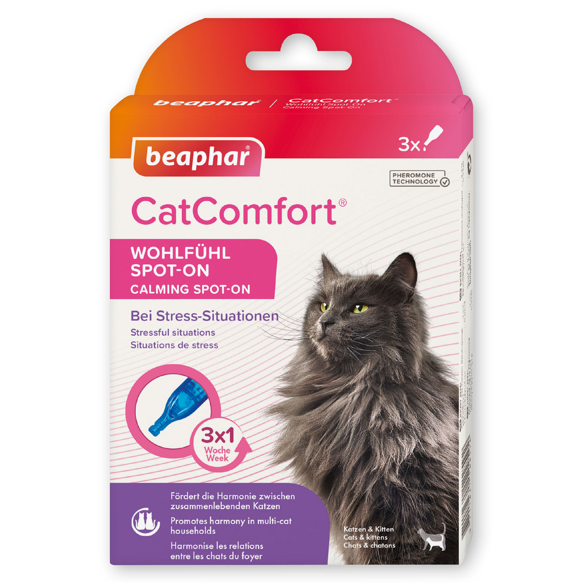 Beaphar Beruhigungsmittel Beaphar CatComfort Wohlfühl Spot-On 3x055 ml