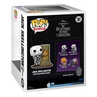 Nightmare before Christmas 30th POP! Deluxe Vinyl Figur - Jack w/H.Town Door