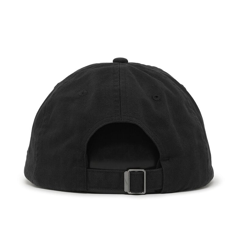 NIKE Club Cap Unstrukturiert Flacher Schirm Swoosh Wash L black/black