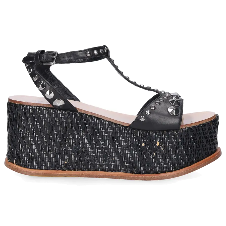 Miu Miu - Sandalen Kalbsleder - schwarz