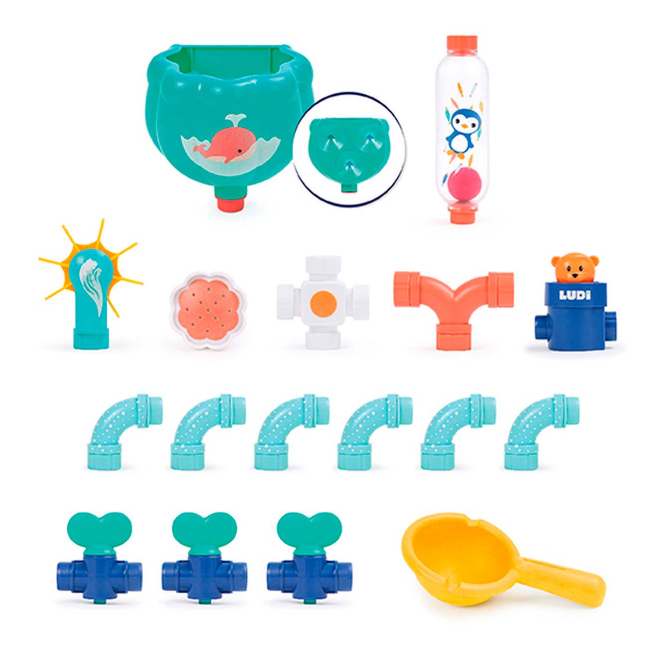 Ludi Baby Badewannen-Wasserbahn LUDI - blau