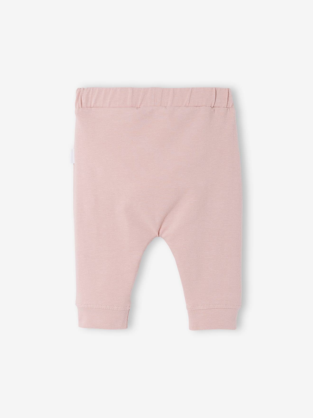 Pantalon naissance en maille souple BASICS beige