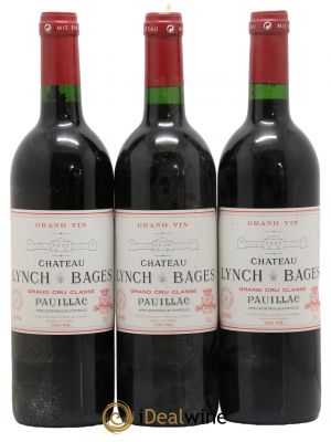 Château Lynch Bages 5ème Grand Cru Classé  1998 - Lot de 3 Bouteilles