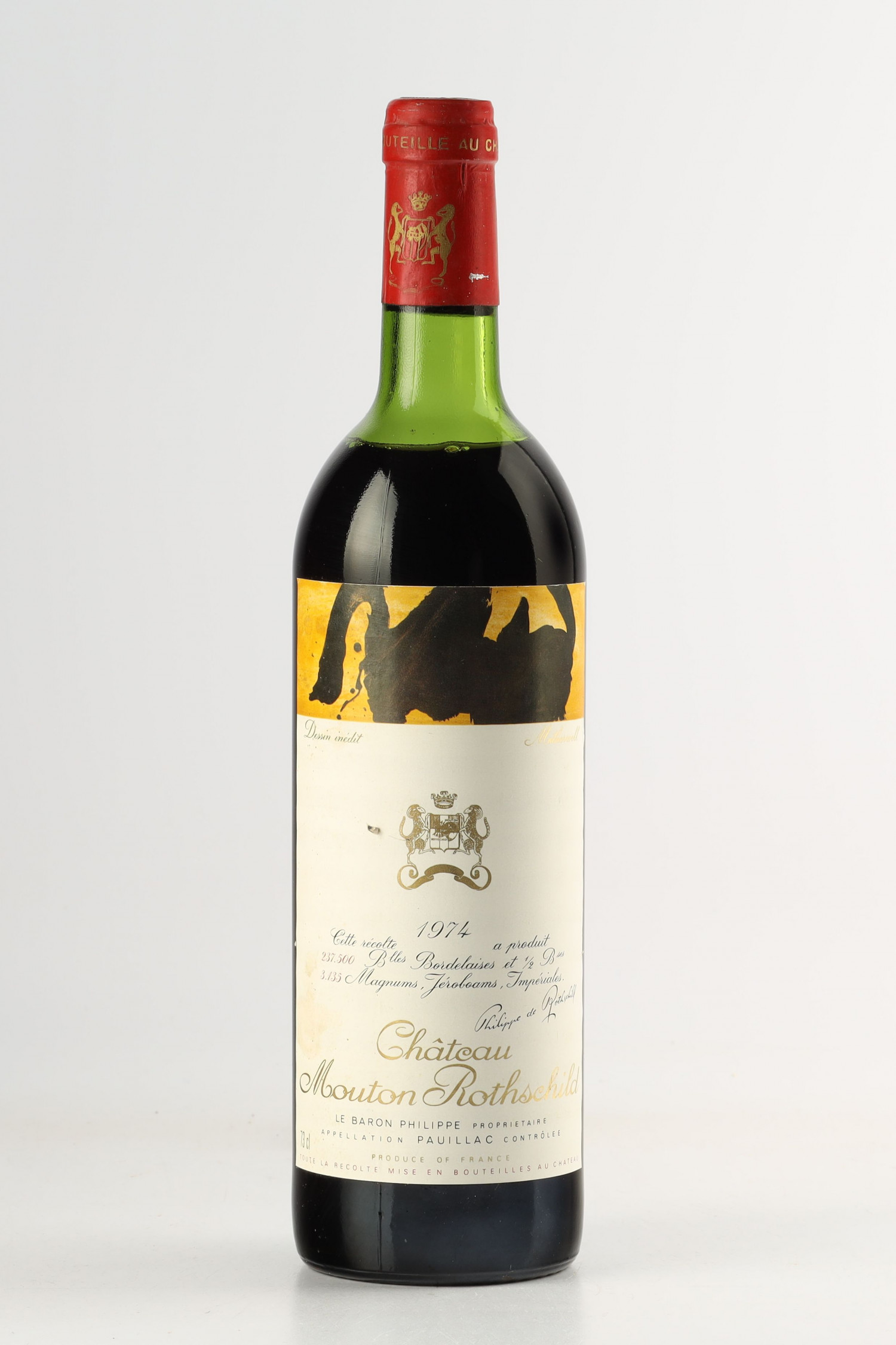 Château Mouton Rothschild 1974, Pauillac
