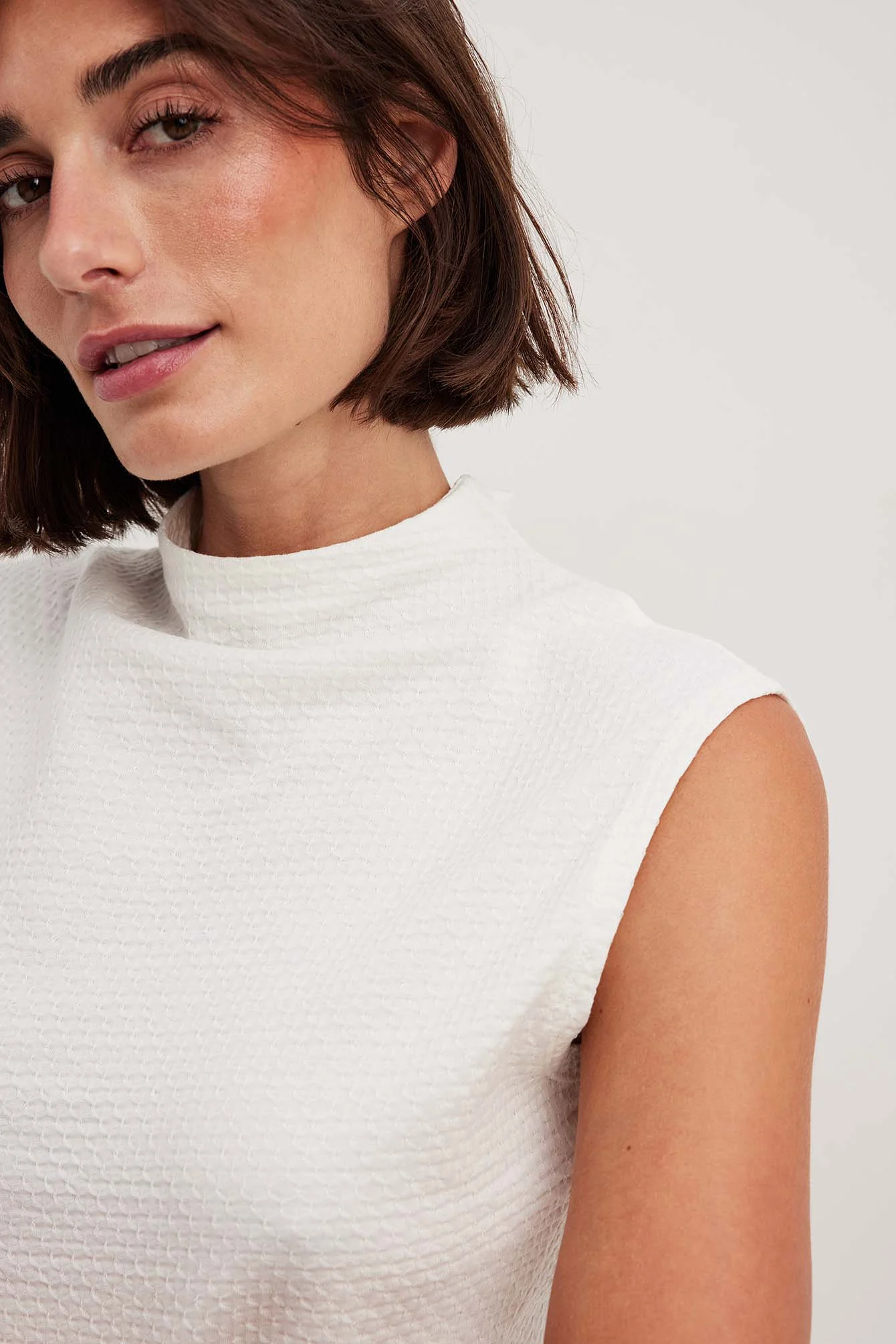 Strukturiertes Jersey-Top