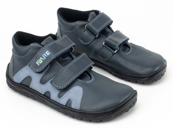 Fare Bare |vB ~ MidCut Leder + Tex ~ Dunkelgrau