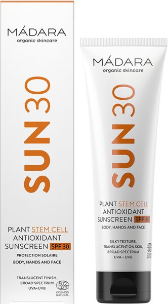MÁDARA Plant Stem Cell Antioxidant Body Sunscreen SPF30 Sonnencreme