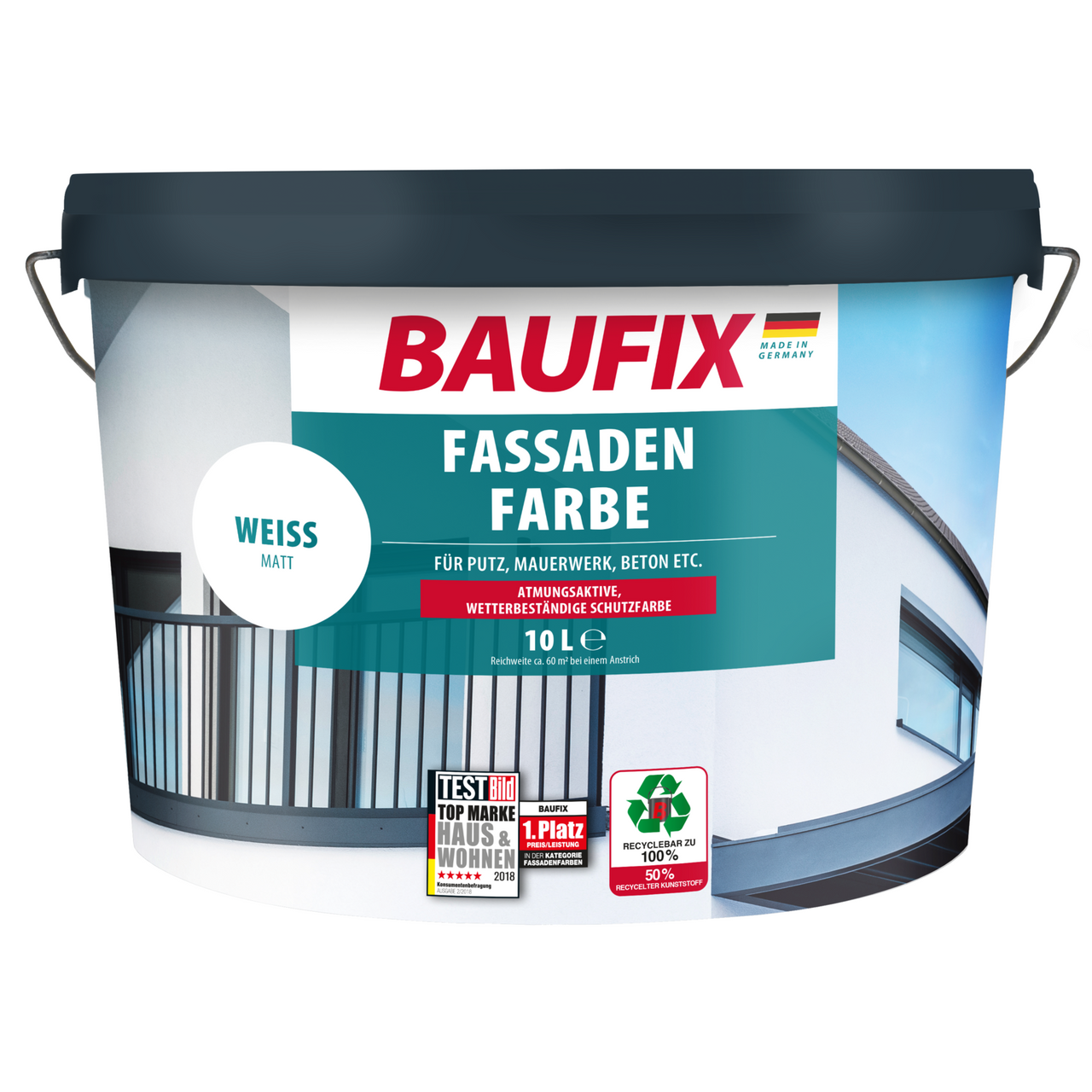 Baufix Fassadenfarbe 10 Liter