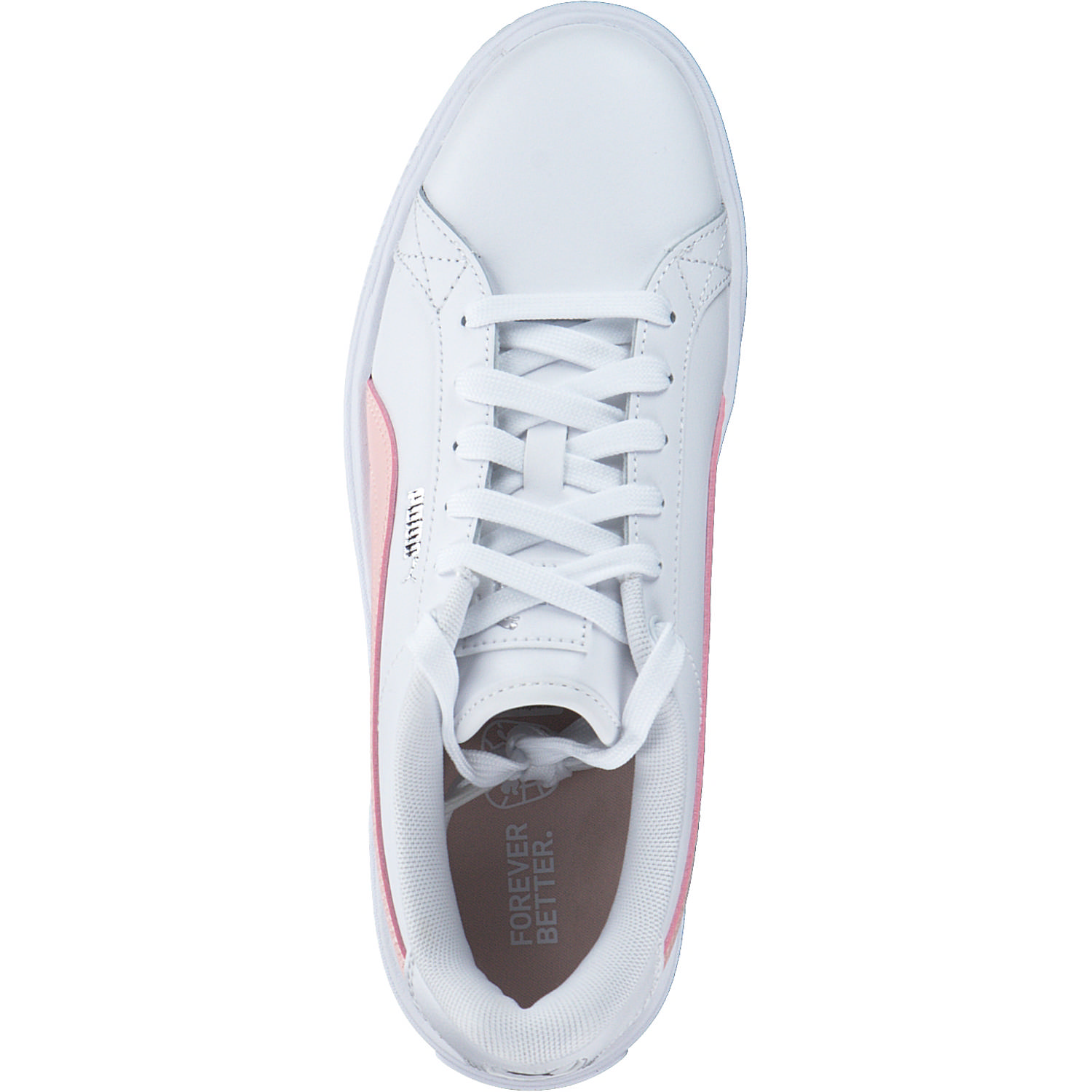 Puma Karmen L 384615, Schnürschuhe, Damen, white/rose/dust/silver