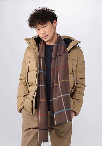 FRAAS Sustainability Edition - Cashmink-Schal mit elegantem XL-Karo - Made in Germany