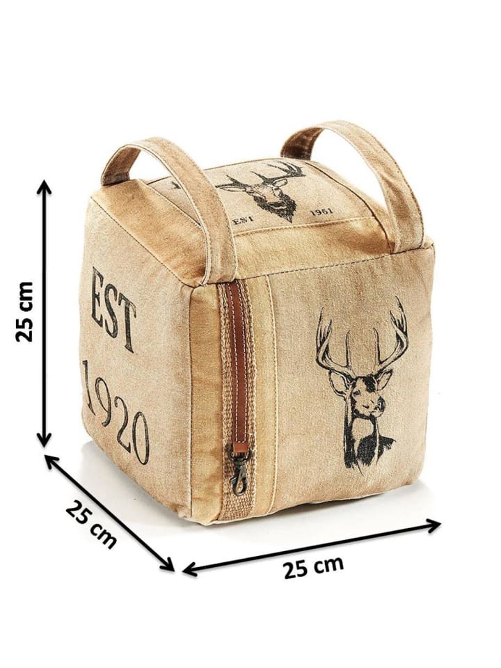 kobolo Türstopper HIRSCHBLOCK in Braun günstig kaufen onesize