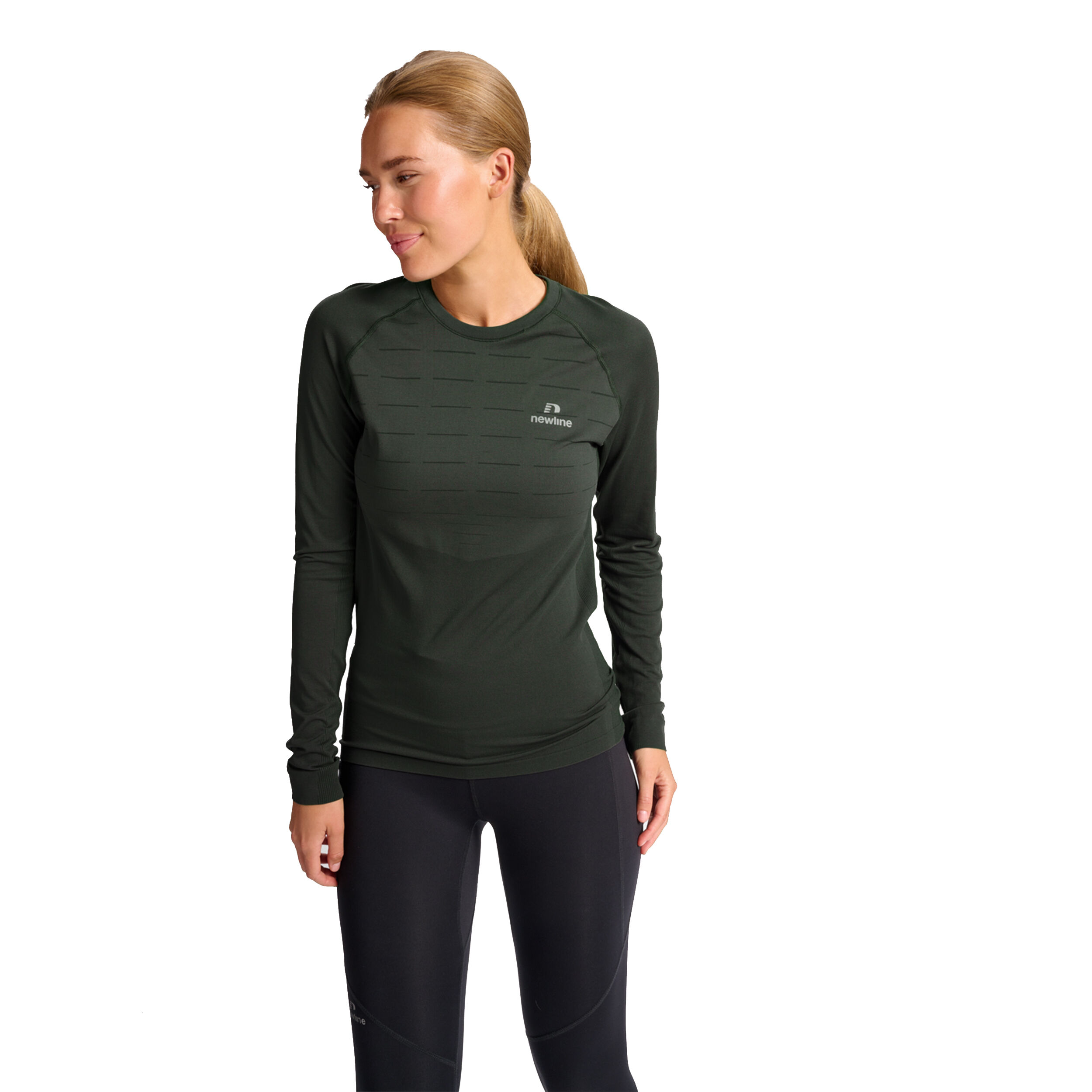 Pace Seamless Lauftop Damen - Beige
