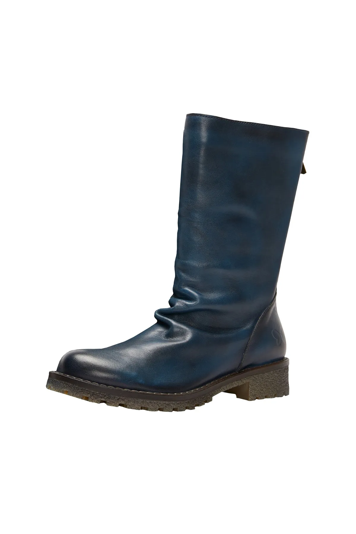 Felmini  Stiefelette - Blau - Blockabsatz